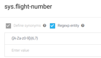 Dialogflow Entity Dialogflow Entity