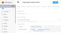 Mega Agent settings in Dialogflow Mega Agent settings in Dialogflow